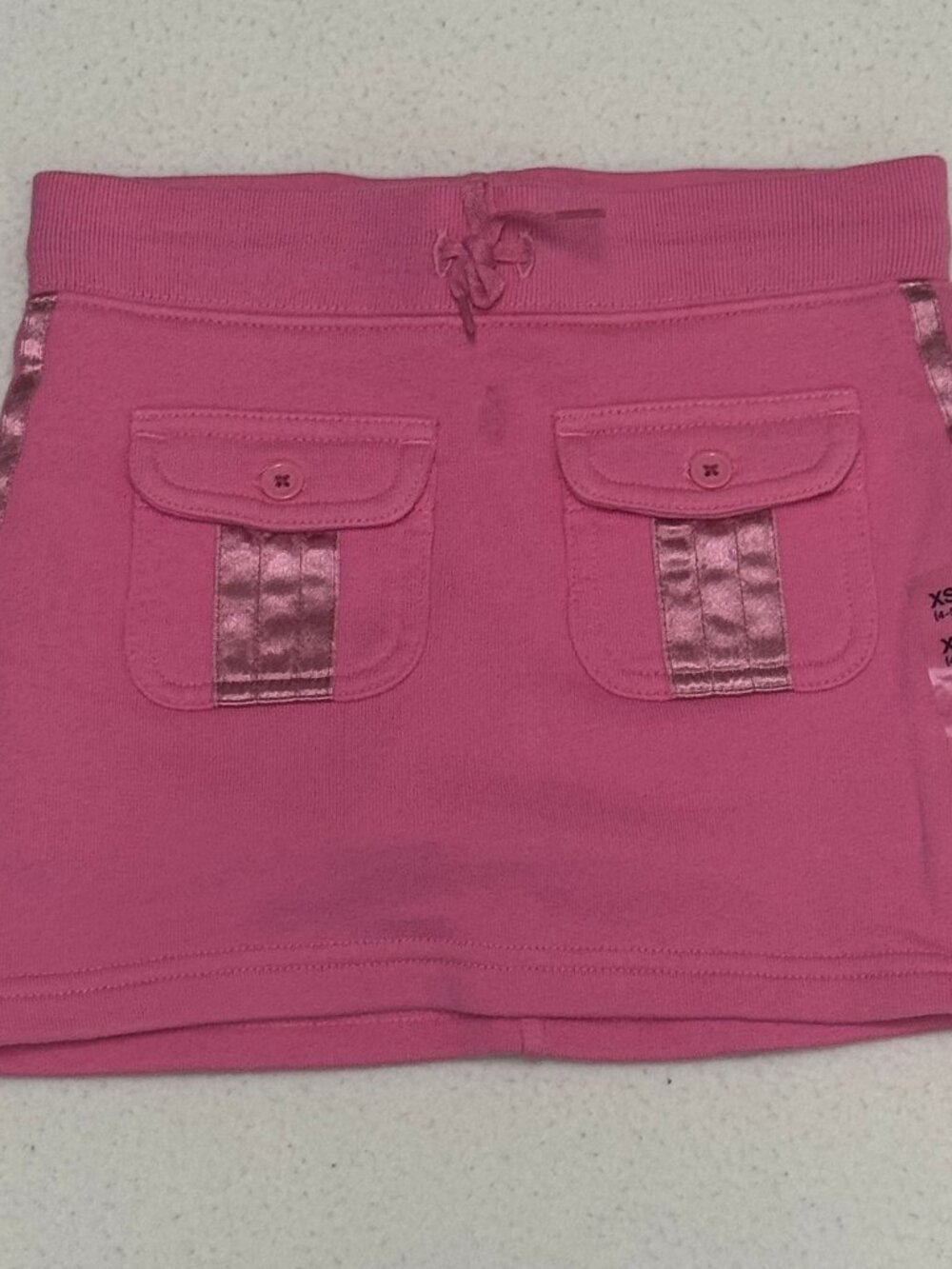 NWT GAP Girl's A-Line Skort with Waist Band w/ Drawstring - Pink - Size XS (4-5)